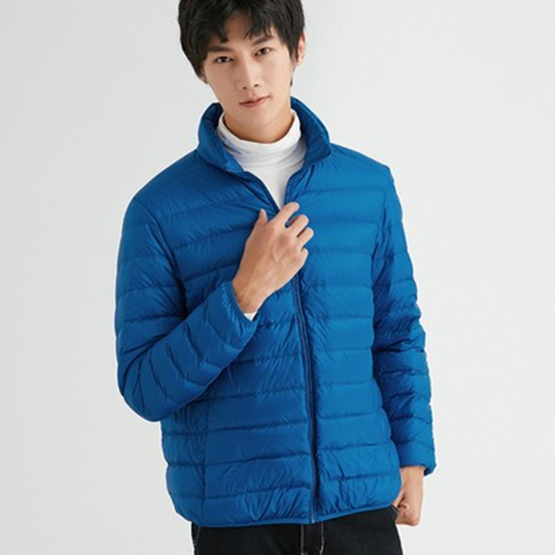 男装轻型茄克轻薄款羽绒服外套