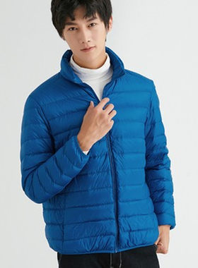 男装轻型茄克轻薄款羽绒服外套