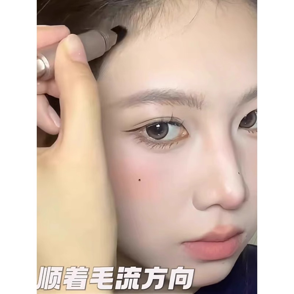 屈臣氏【告别大额头】发际线液粉棒立体防水汗遮盖阴影修容补发填