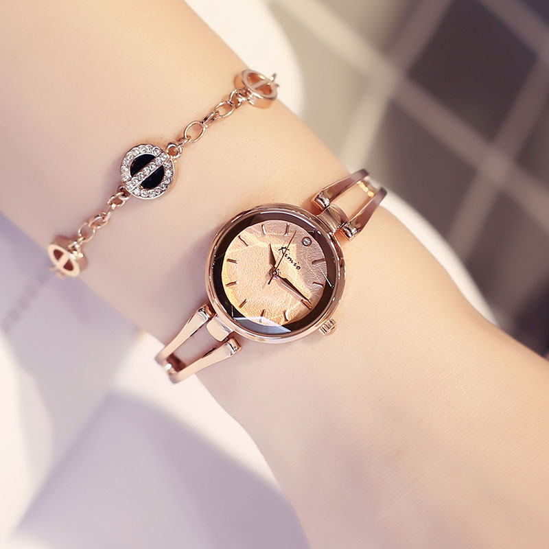 金米欧kimio小众链条手表女小表盘复古ins风学生韩版潮流简约小巧