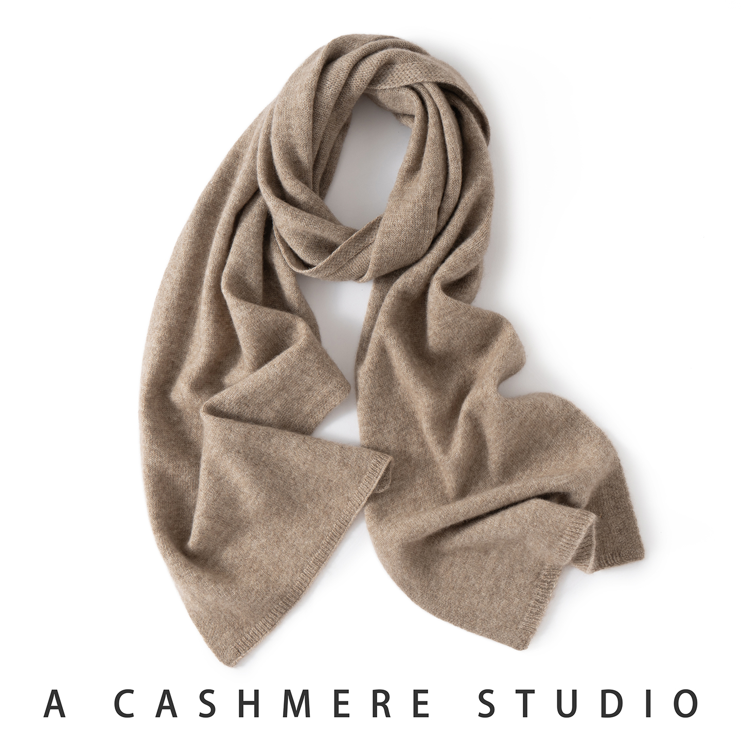 100%纯山羊绒秋冬新款针织围巾