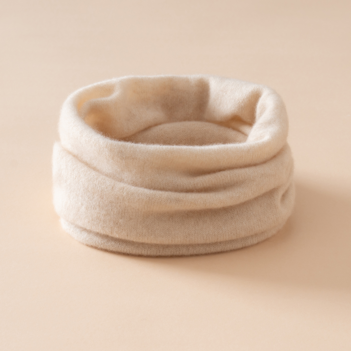 100%纯山羊绒围脖男女护颈椎保暖防寒脖套百搭假领子套头羊绒围巾