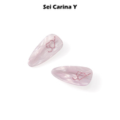 Sei Carina logo烫钻刘海夹女侧边夹发夹头饰对夹甜美可爱小众