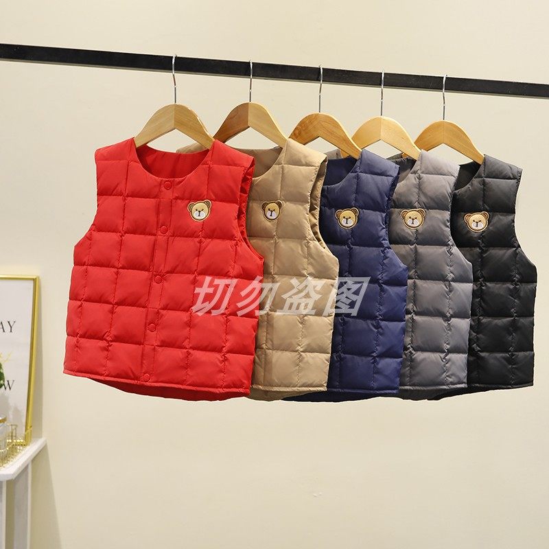 专业定做定制儿童中童大童羽绒背心男女小童羽绒马甲加厚上衣背心,童装/婴儿装/亲子装,羽绒马甲,淘宝优惠券,粉丝福利购,淘宝优惠卷