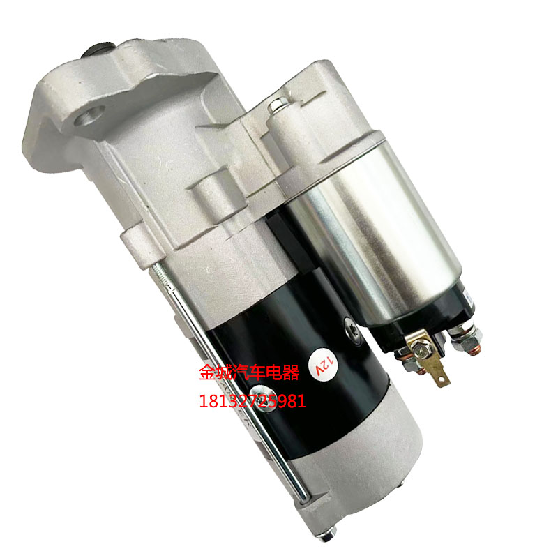 斗山大宇DH55挖掘机起动机五十铃4JB1马达M008T77071 12伏11齿