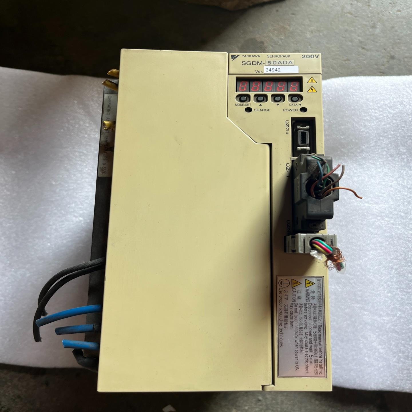 安川伺服驱动器SGDM-50ADA50KW拆机成色不{天意设备}