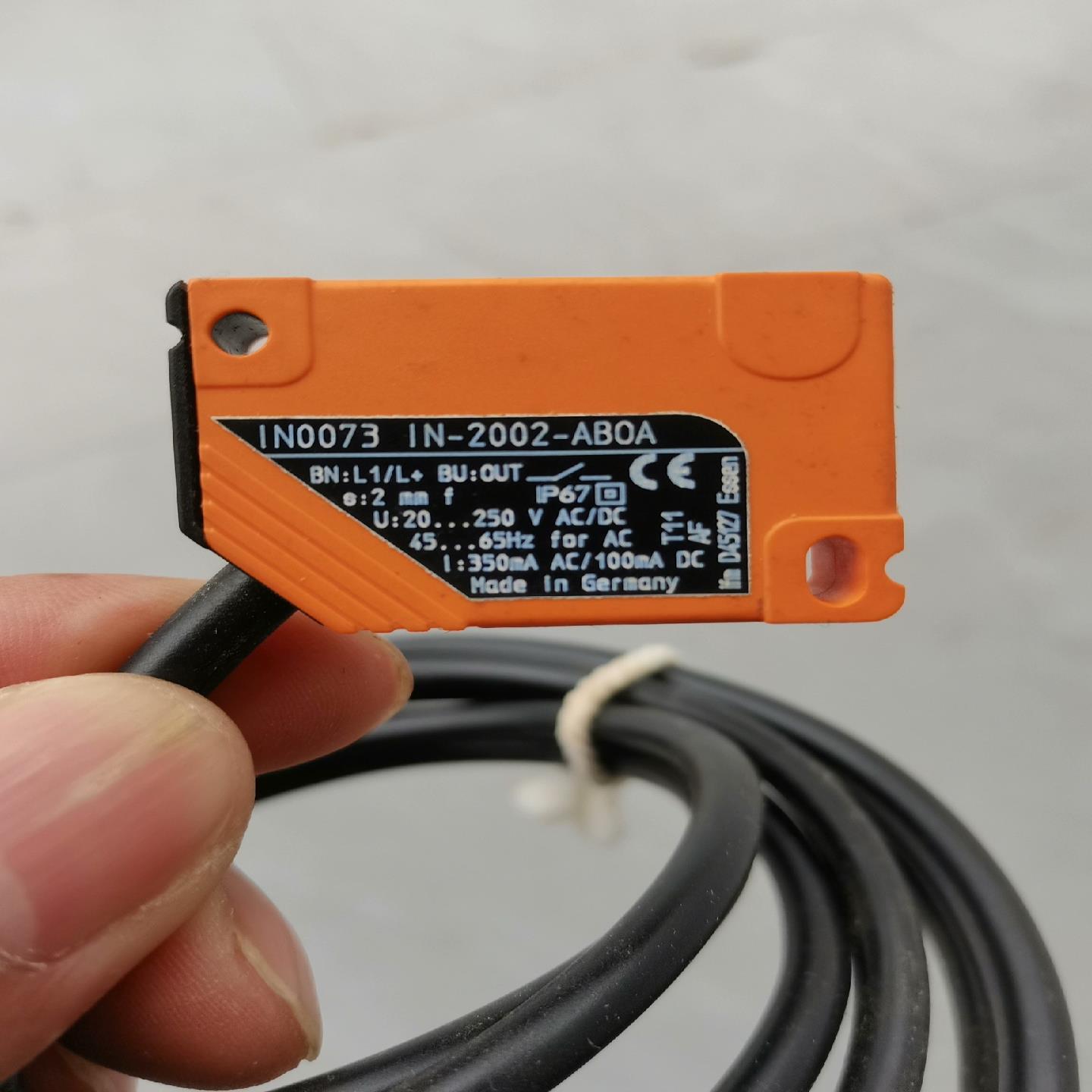 IN0073  IN-2002-AB0A   ifm易福门传{天意设备}