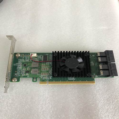 PCIe 30转4口SFF-8643 U2 NVME S{天意设备}