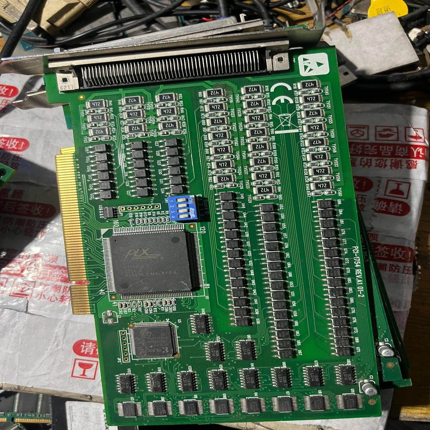 研华PCI-1754 REVA1 拆机有5片{天意设备}