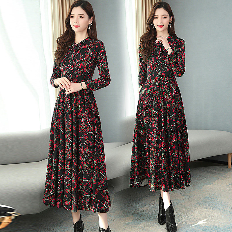 2020年初秋装新款女妈妈减龄连衣裙子气质高端名媛大牌四五十岁穿