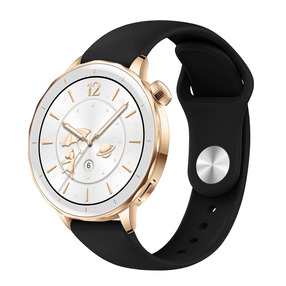 平头通用OPPO 小米手表Watchs4华为三星表带18mm硅胶20mm佳明22mm