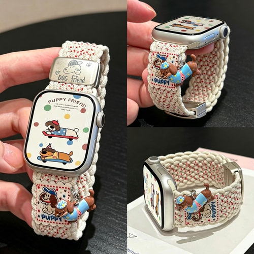 华强北HKS11 ProMax手表带iwatchs9876苹果ULTRA腊肠狗磁吸SE表带
