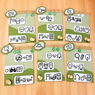 幼儿园进区规则牌卡牌绿色系环创主题墙纸儿童活动区域布置森林绿