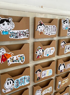 幼儿园语言区表征墙环创读书角