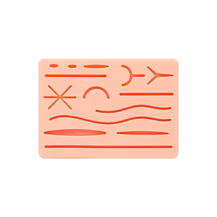 医学生外科缝合练习模型器械包硅胶仿真皮肤伤口眼科手术缝线工具