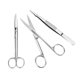 医用夹子镊子止血钳医疗器械工具外科手术组织套装家用拆线剪刀