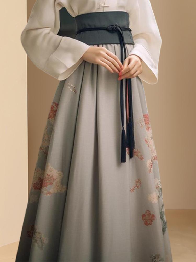 Shiffon autumn summer elite dress, Hanfu, Chinese style Shiffon autumn summer elite dress, Hanfu, Chinese style