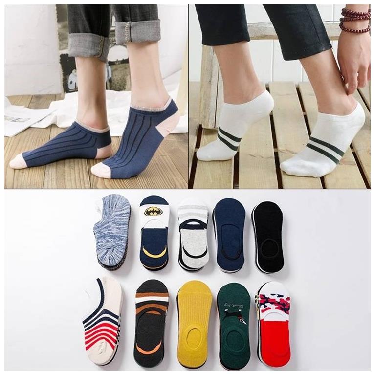 5双装袜子男夏季船袜 男袜子短袜休闲浅口隐形袜  运动棉袜防臭