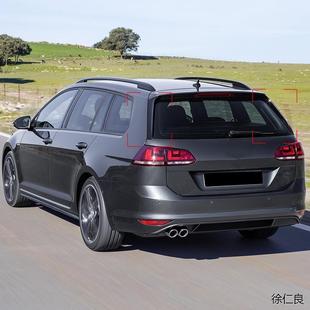适用大众高尔夫7 高7 旅行版 Variant Wagen 侧翼尾翼扰流板改装