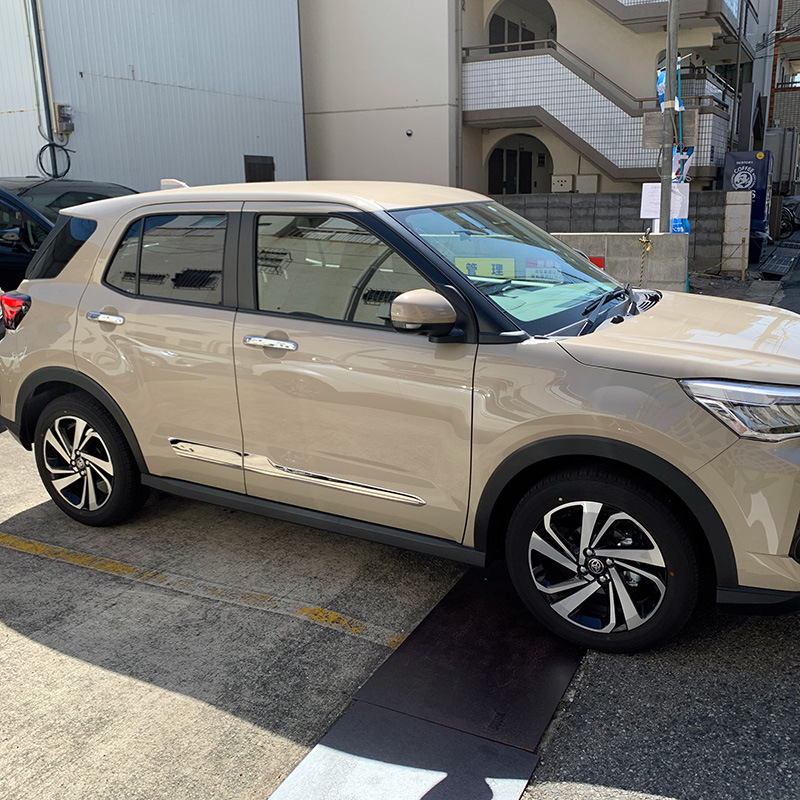 适用RAIZE改装A200A 210A车身条门板边防撞防擦装饰亮条配件饰条