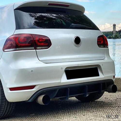 适用大众高尔夫6 GTI Golf MK6 GTI 尾唇后扰流后刀锋风刀改装