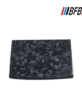 适用14-20款特斯拉Model X S中控扶手水杯盖前后面板大理石锻造