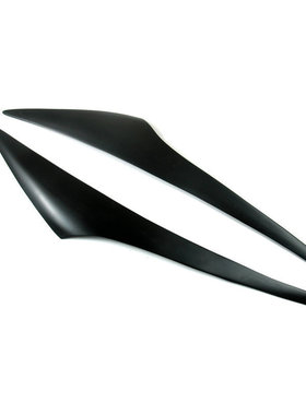 适用于15-18款福特Focus新福克斯MK3改装黑色树脂灯眉眼眉贴件