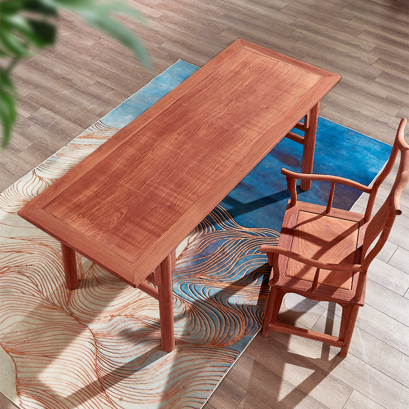 大果紫檀画案缅甸花梨木承宝轩