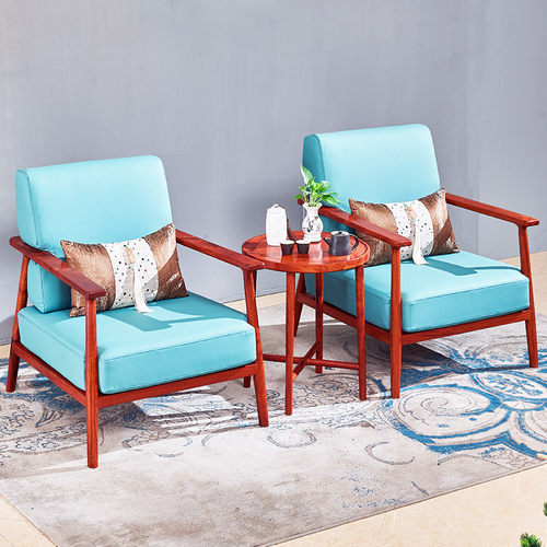 缅甸花梨木休闲椅承宝轩