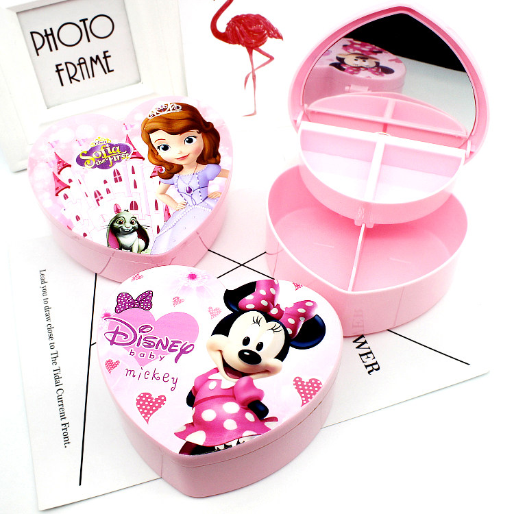 children Dressing girl princess Cartoon double-deck modelling storage box Jewelry box Snow tearful mirrorin the Home accessories , Decorative items , Jewelry Box  category - from Buy2taobao.com to provide professional Taobao agent buy service
