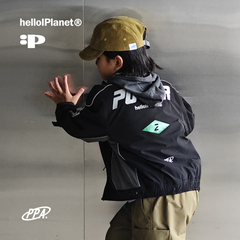 现ppapa 机车服薄棉儿童长袖外套 813514