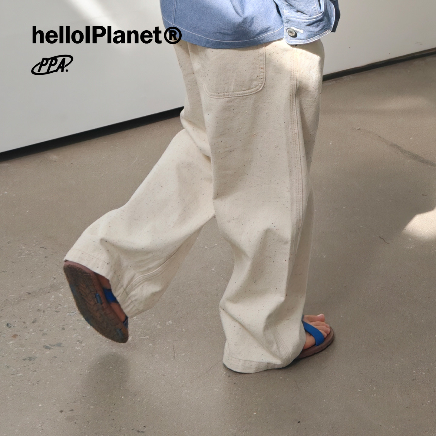 ppapa 彩点棉中筒儿童裤子休闲宽松长裤男童女童中大童 813800