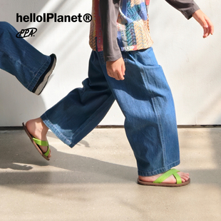 中大童长裤 儿童休闲裤 813818 洗水牛仔直筒九分鸡腿裤 ppapa