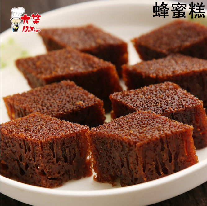 大笑蜂蜜糕400g整块蜂巢糕 广式点心糕点早餐食品 速冻冷冻半成品