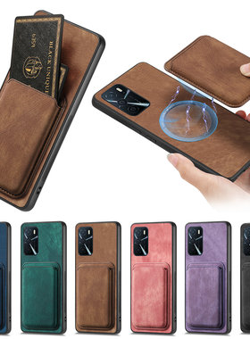 X7磁吸卡包手机壳适用reno 11手机壳opooReno11pro手机壳插卡式reno10 reno9卡卡包C53手机壳realme真我11pro