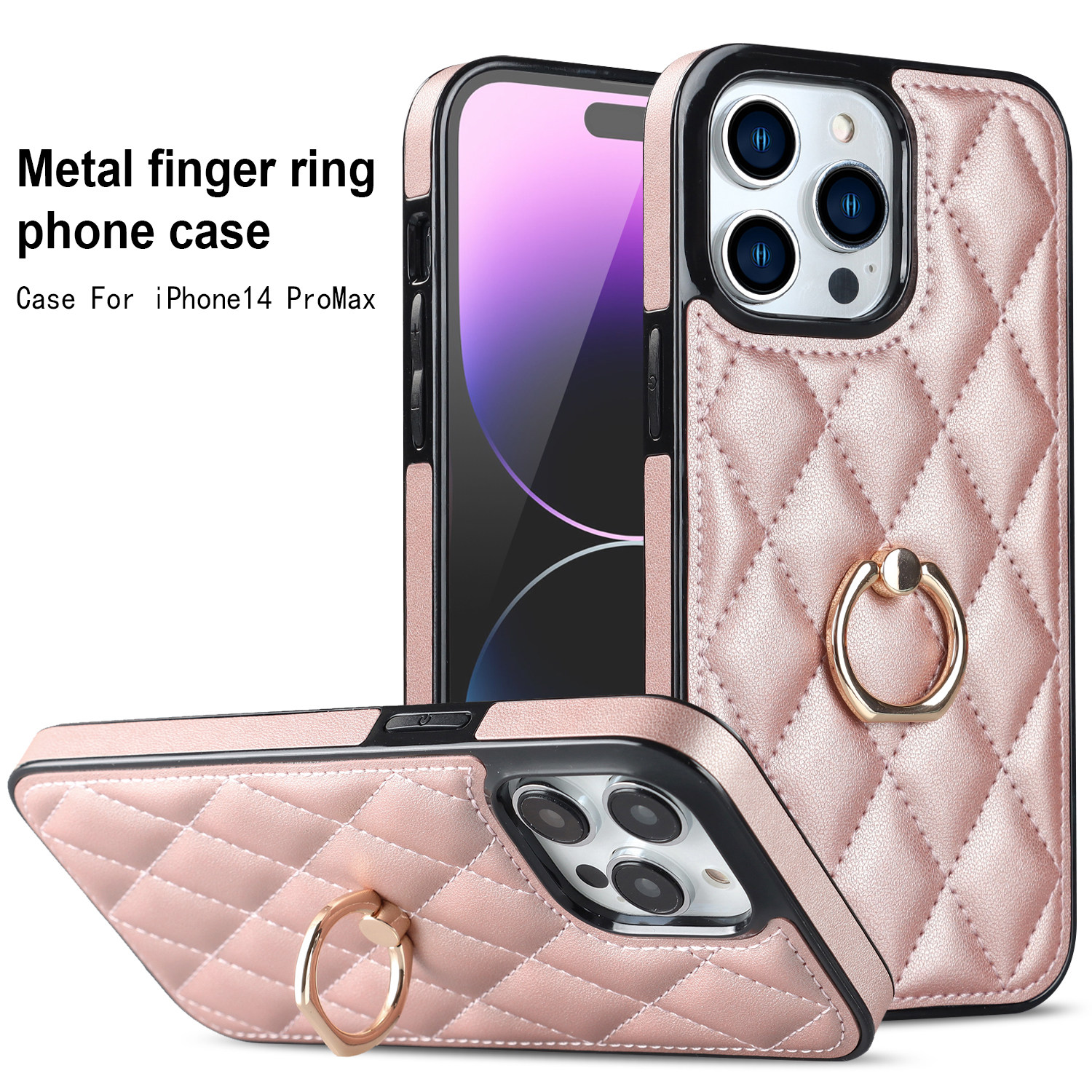 苹果15pro手机壳适用苹果14promax手机壳女款iPhone13pro指环扣12支架11新款XS高级XR高端X网红16plus全包7P