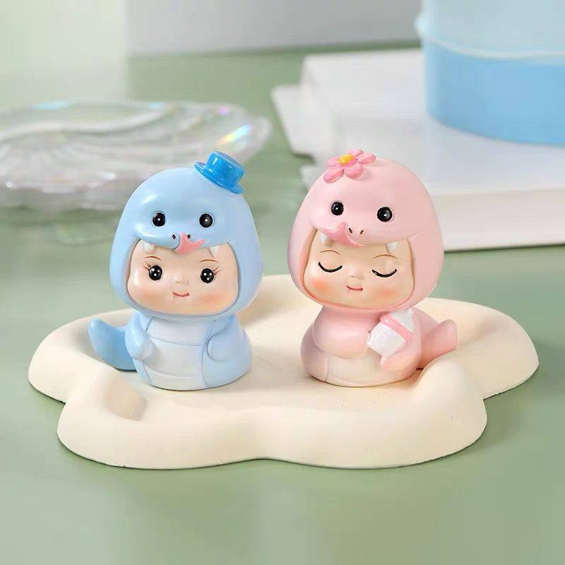 蛋糕装饰摆件卡通可爱生肖蛇宝宝男孩女孩周岁网红烘焙蛋糕摆件甜,节庆用品/礼品,蛋糕/烘焙装饰用品,淘宝优惠券,粉丝福利购,淘宝优惠卷