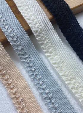 高级感小香风对折包边条日韩百搭黑白色系手工diy衣服门襟辅料