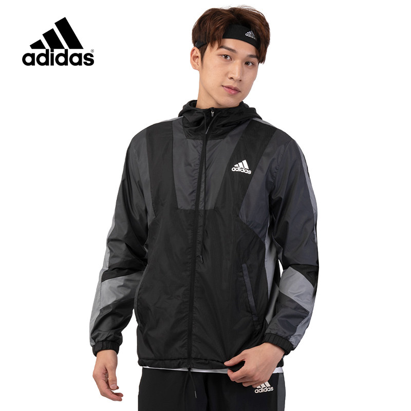 Adidas Official website Jacket coat 2021 Autumn new pattern Windbreak Hooded Thin section Windbreaker motion Casual Wearin the Sportswear/Casual Clothing , Sports jacket/Coat  category - from Buy2taobao.com to provide professional Taobao agent buy service