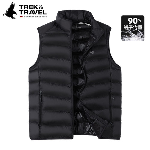 TREKTRAVEL德国飞鹰羽绒马甲男