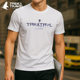 TREKTRAVEL德国飞鹰休闲圆领短袖 清爽简约上衣 新款 T恤男式 夏季