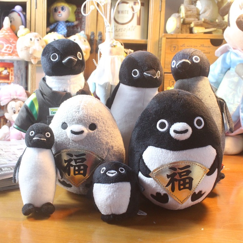 日单正版suica企鹅 超可爱毛绒小挂件挂饰小公仔摆件