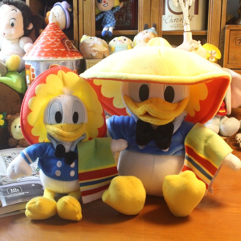 日单正版 三骑士 唐老鸭 墨西哥鹦鹉 毛绒公仔玩偶挂件礼物