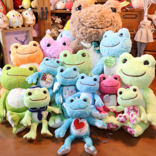 正版遇到麻烦的青蛙彩虹之蛙毛绒