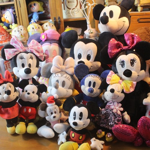 正版米老鼠米妮可爱毛绒公仔玩偶