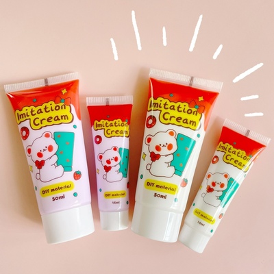 迷你儿童奶油胶发夹diy手机壳树脂配件饰品手工创意可爱材料包