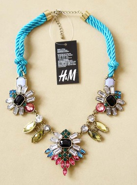 外贸原单品牌H@M快销品牌波西米亚风项链欧美时尚