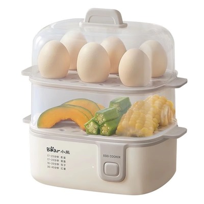 小熊电蒸锅ZDQ-D12R3蒸蛋器小型蒸玉米鸡蛋早餐机多功能煮蛋器