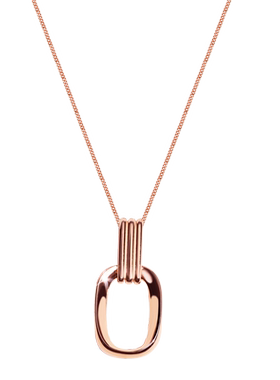 纯银小众设计感吊坠锁骨链