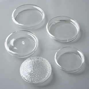 高硼硅玻璃杯平面盖子8cm杯盖单卖9厘米盖10厘米杯盖锤纹菠萝杯盖